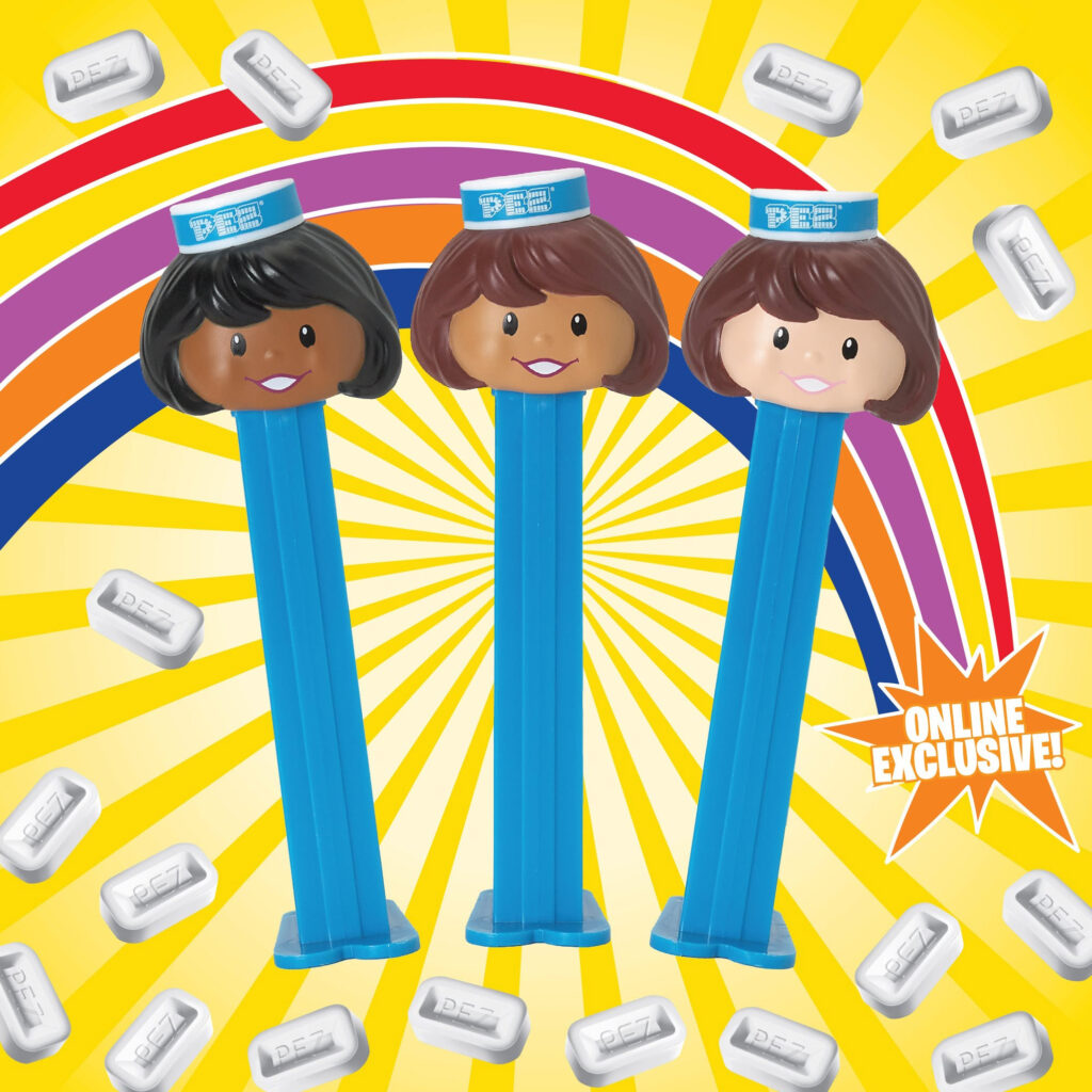 Three New PEZ Peppermint Presenter Girls Arrive! 2025 pez peppermint presenter girls 2