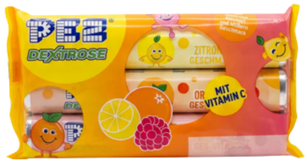 2025 new pez dextrose pack blister
