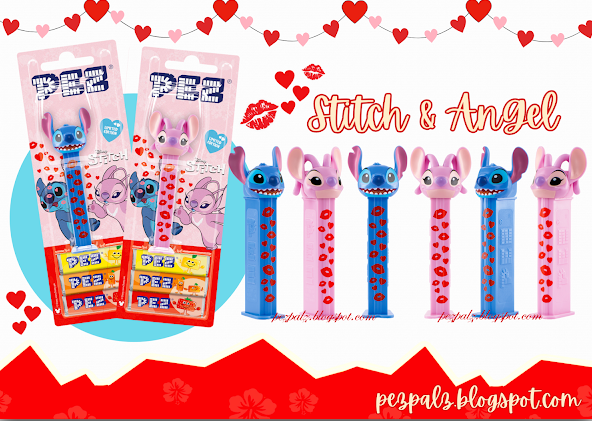 Valentine’s Stitch & Angel PEZ Arrive in Europe stitche and angel pez