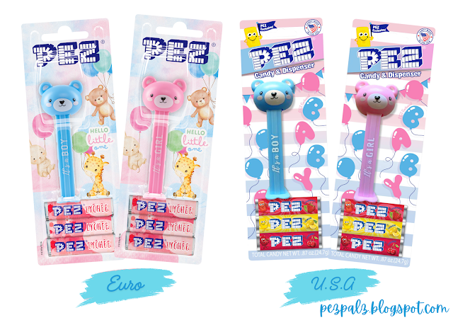 Valentine’s Stitch & Angel PEZ Arrive in Europe gender bears