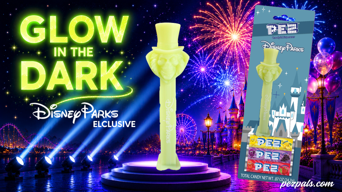The Haunted Mansion PEZ Ghost Glows to Life.