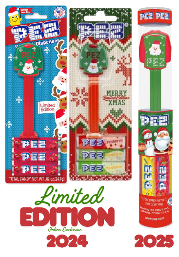 Christmas Ugly Sweater PEZ Returns for 2025! ugly sweaters 2025
