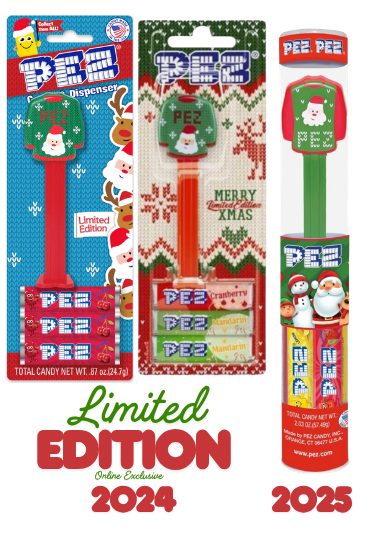 First Store Sightings of the New Ugly Christmas Sweater PEZ Dispenser christmas sweaters 2025