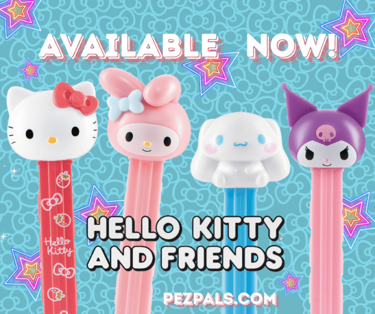 Sanrio Scoop: New Strawberry Kitty, Kuromi & Cinnamoroll PEZ!