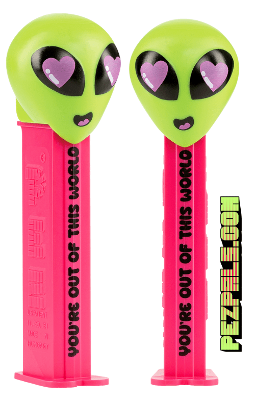 From Hype to Hearts! The New PEZ Alien Valentine Edition Is Here pezvaalentinesalien