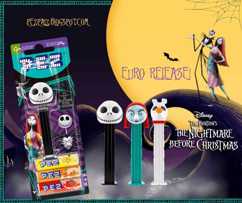 Nightmare Before Christmas PEZ: Jack, Sally & Zero Hit Europe!