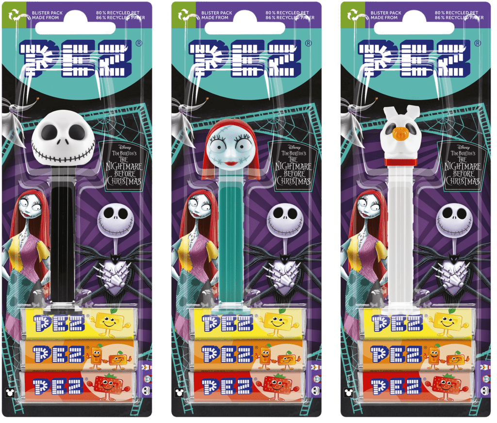 Nightmare Before Christmas PEZ: Jack, Sally & Zero Hit Europe! nbc euro