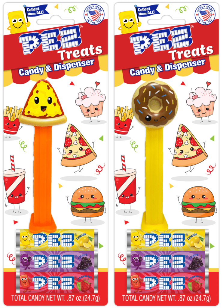 New PEZ Drops: Bluey, Treats, and Easter PEZ are Here! 2026 PEZ Treats assortment with new Cheese Pizza and new Donut
