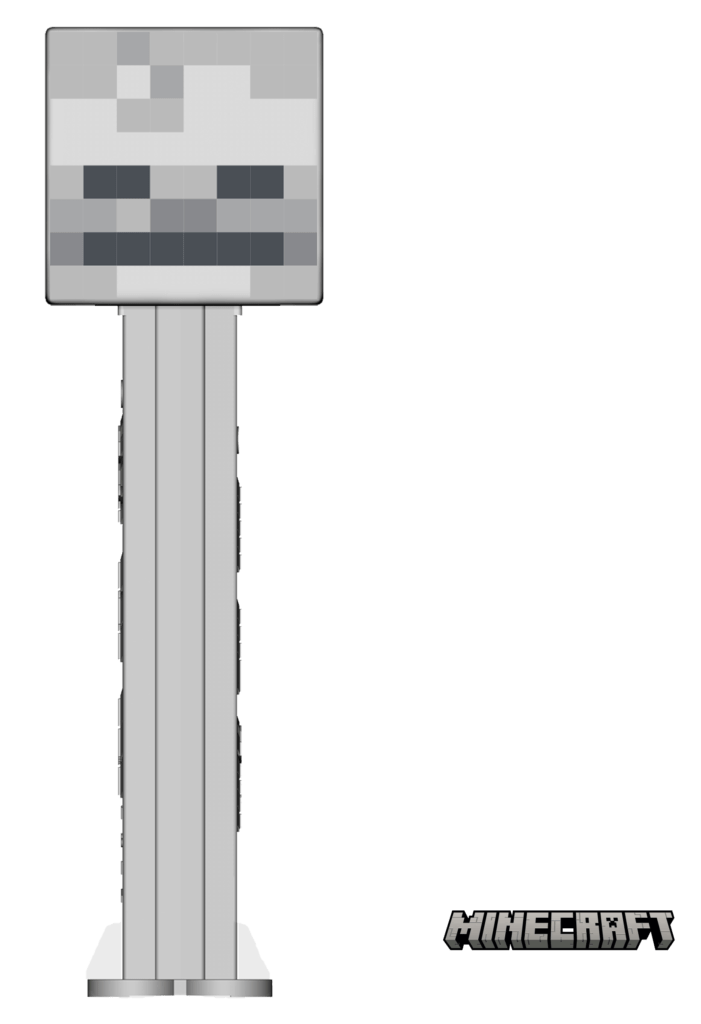Minecraft PEZ Skeleton & Full Pictorial Guide New Minecraft PEZ Skeleton