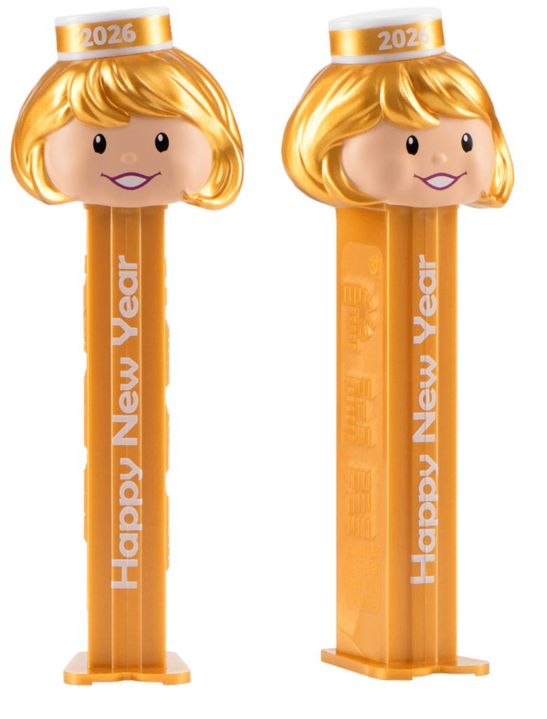 2026 Limited Edition Golden PEZ Presenter Girl 2026 golden new year pez presenter girl