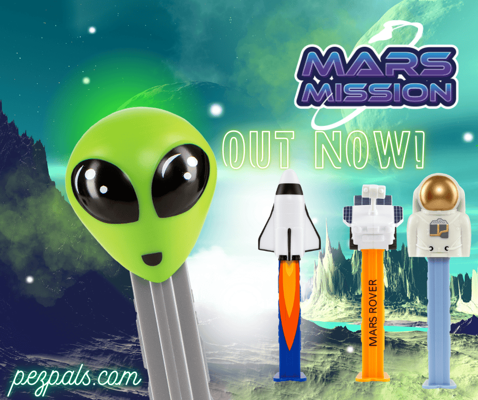 new pez alien mars mission assortment