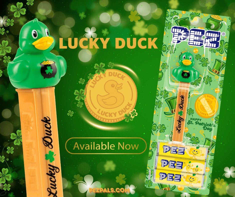 european st. patrick's day pez duck
