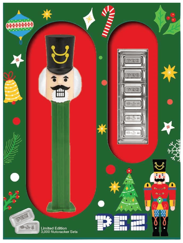 2025 silver christmas nutcracker box
