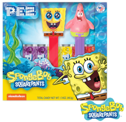 New Sam’s Club Holiday & SpongeBob PEZ Twin Packs 2025 PEZ Sponge Bob Twin Pack