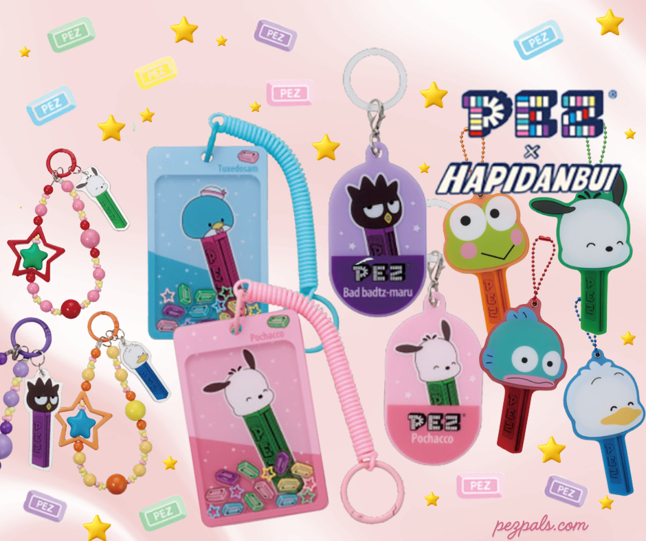 Japanese PEZ Guide: The PEZ &times; Hapidanbui Collection