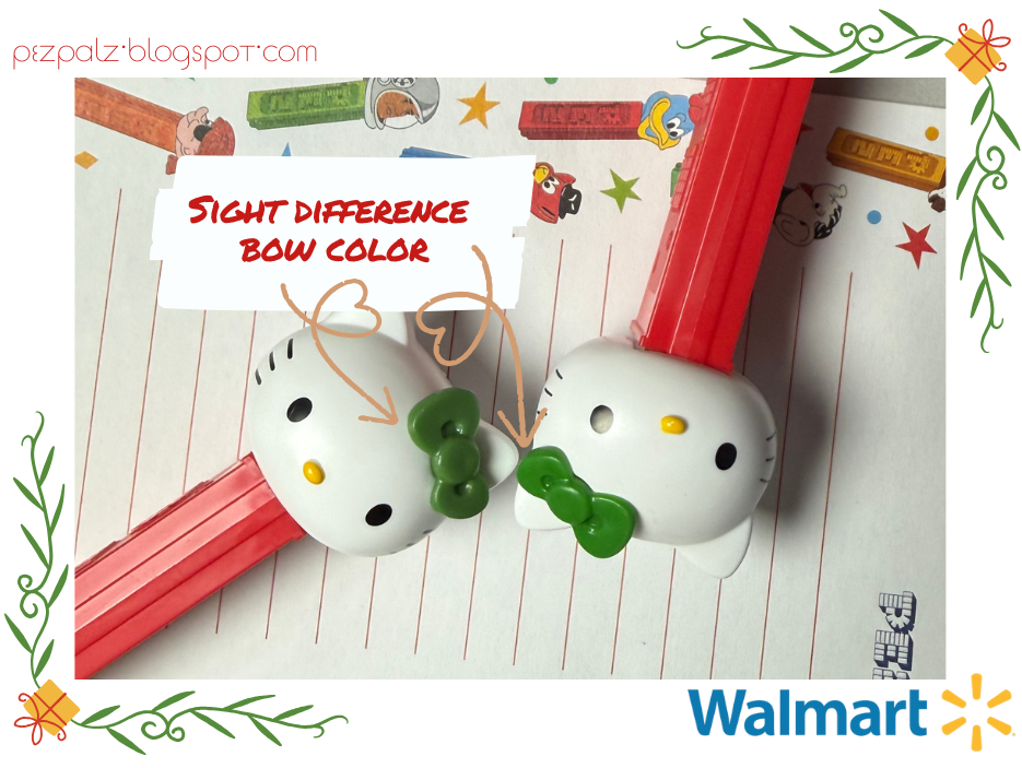Walmart Hello Kitty PEZ: 2 New Holiday Variations Walmart Hello Kitty Variant PEZ 01