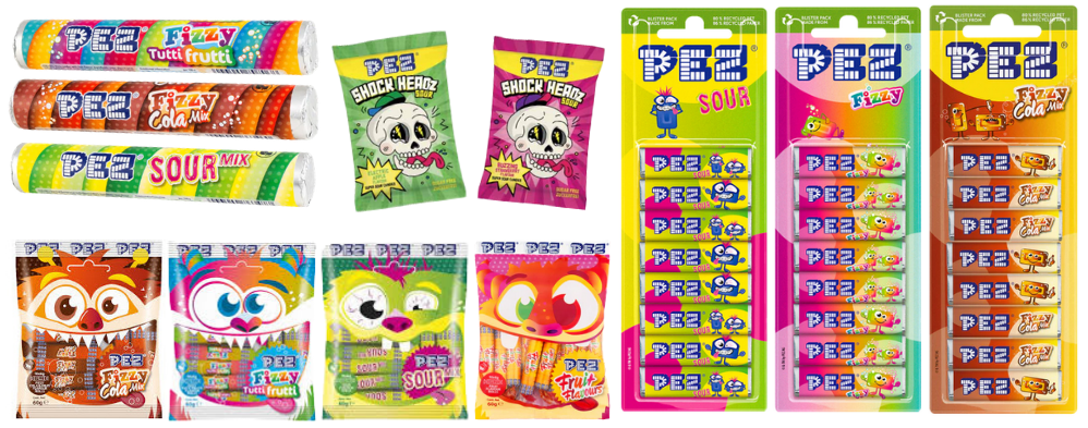 2026 fizzy & sour pez assortment
