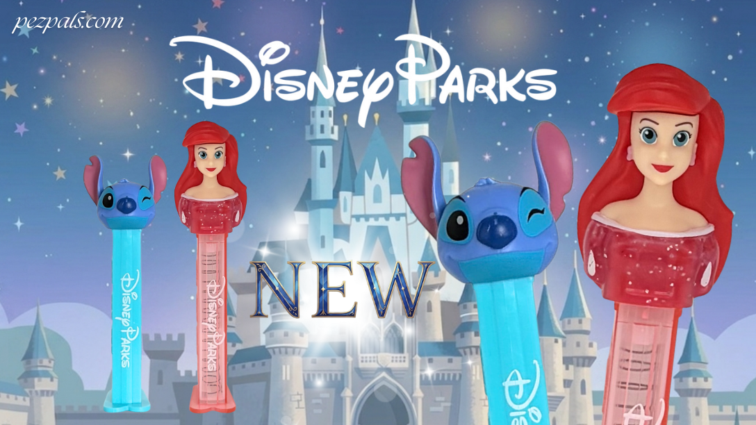 Disney Parks PEZ Magic Continues: Stitch and Crystal Ariel Join the Collection!