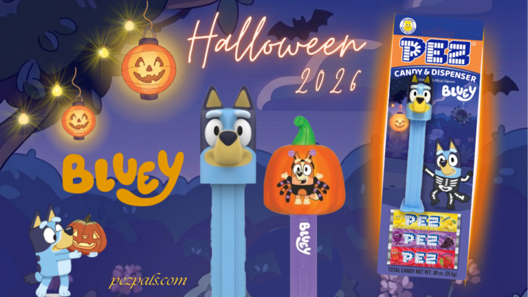 PEZ Candy USA Unveils Bluey Halloween Assortment.
