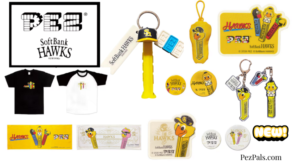 softbank hawks pez merch