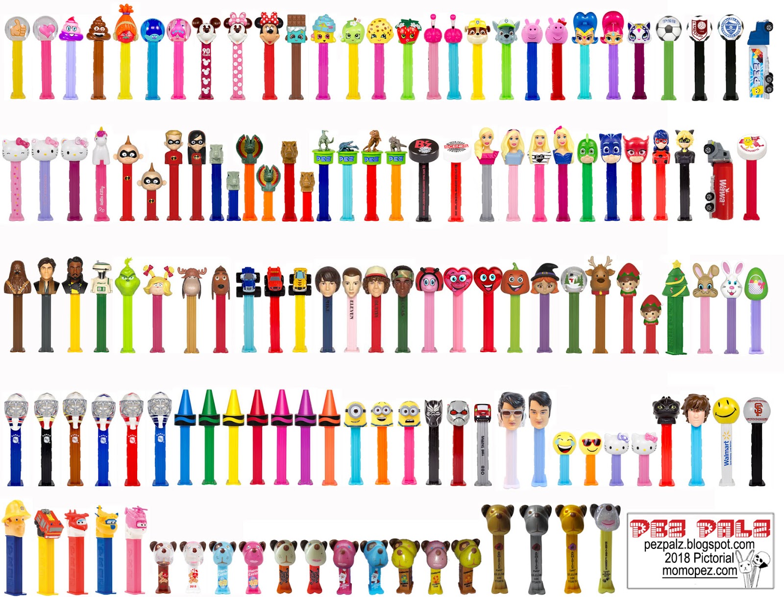 2018 pez releases