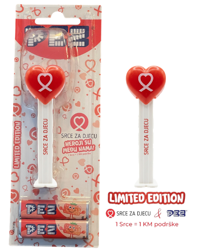 A Heartwarming PEZ Release from Bosnia ❤️ "Srce za Djecu" 2026 pez heart for children srce za djecu