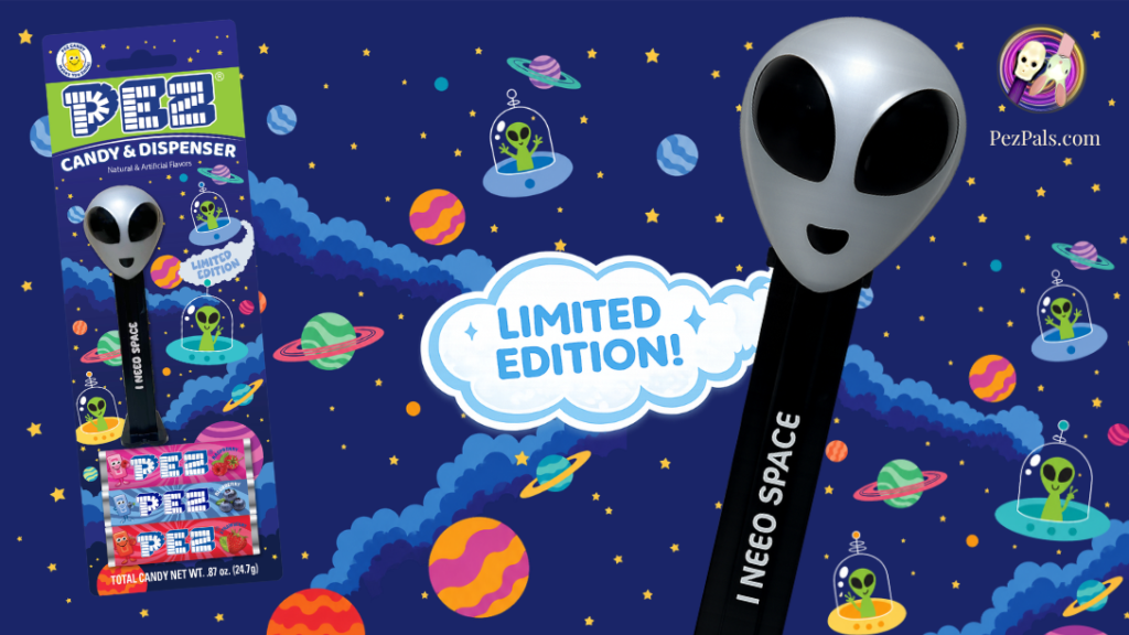 Limited & Cosmic: The New "I NEED SPACE" PEZ Alien Is Here. 2026 i need space pez alien