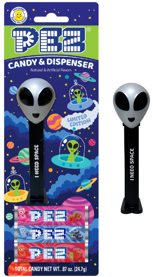 Limited & Cosmic: The New "I NEED SPACE" PEZ Alien Is Here. 2026 pez i need space usa alien