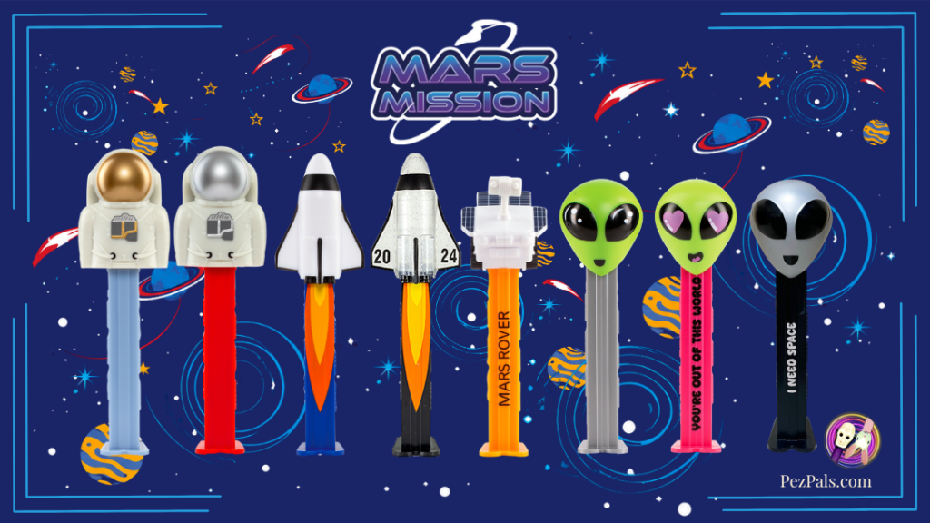 Limited & Cosmic: The New "I NEED SPACE" PEZ Alien Is Here. pez space mars mission assortment