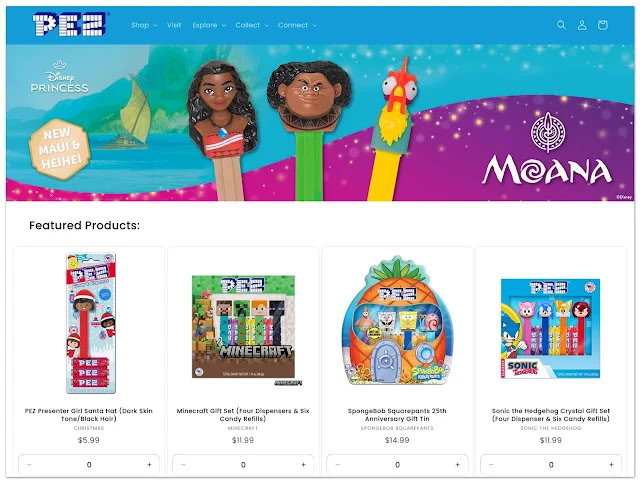 PEZ.com Relaunch | A Fresh New Look for 2025 newpez1 result