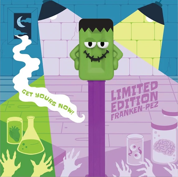 Halloween FRANKY PEZ Now Available in the USA frankyusapost result