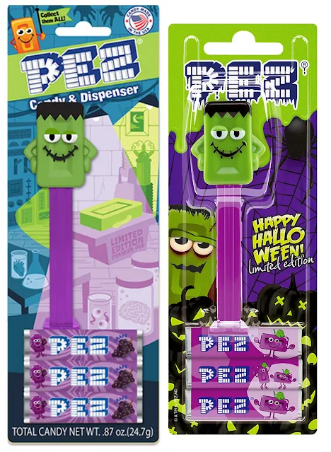 Halloween FRANKY PEZ Now Available in the USA frankyboth result