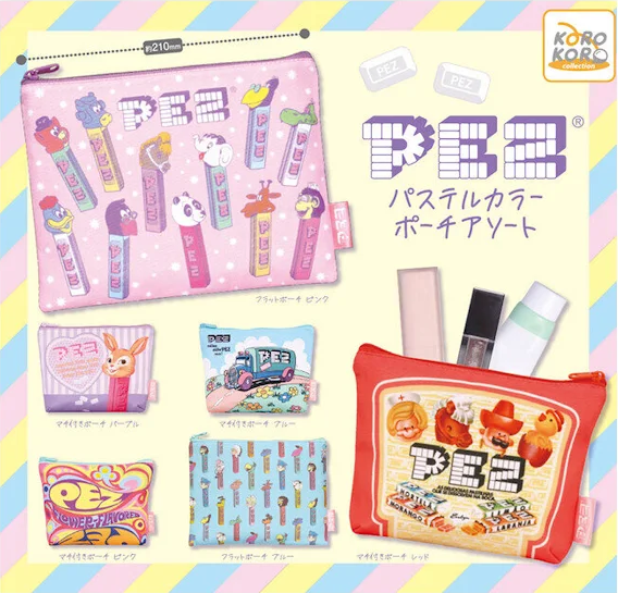 New PEZ Pastel Pouches Coming Soon in Japan