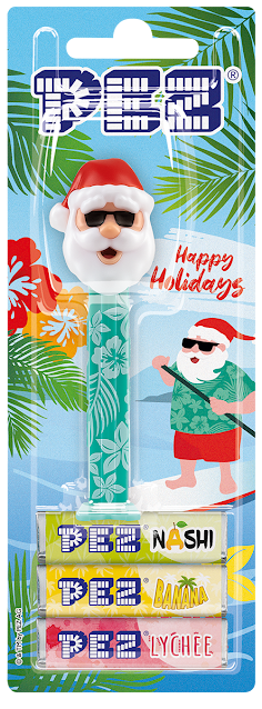 New Hawaiian Santa PEZ Celebrates Christmas in July pez santa july euro