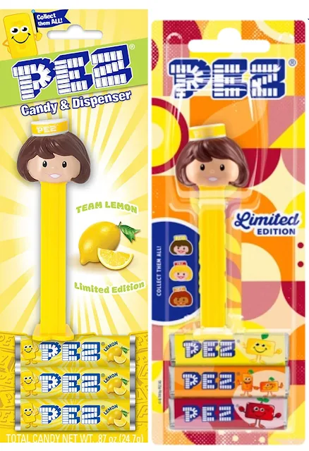 lemon girl pez