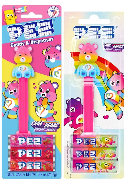 Togetherness Care Bear PEZ Now Available in Europe care bear rainbow usa euro