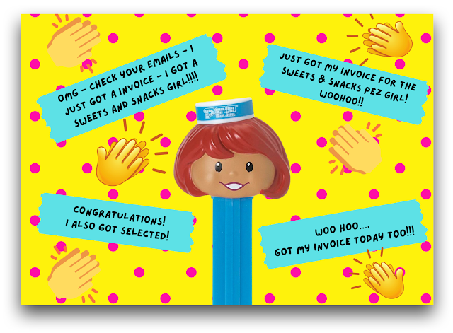 Did You Win the Sweets & Snacks PEZ Girl Raffle? winners contest