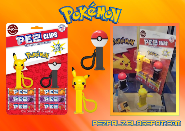 New PEZ Mini Clips Revealed at the 2024 Expo pokemon mini clips pez
