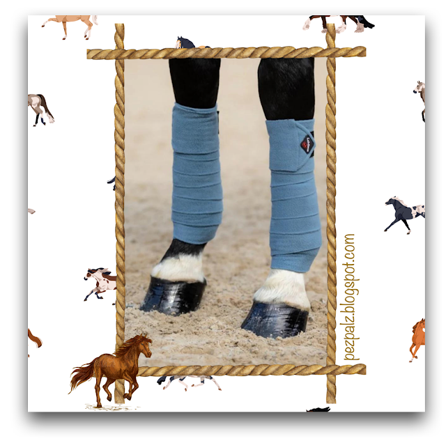 pez themed polo horse wraps 1