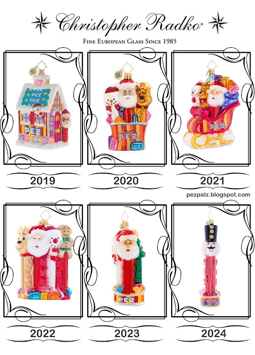 New 2024 PEZ Christmas Ornaments Revealed radkopictorial result