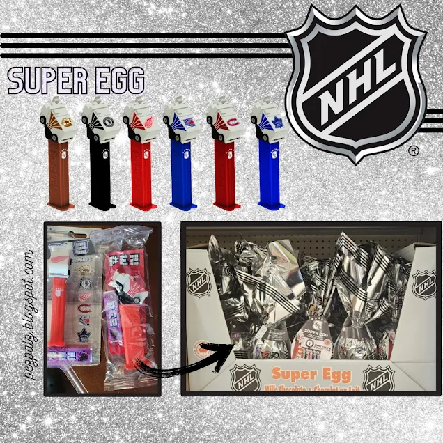 NHL ZAMBONI PEZ Return Inside Giant Chocolate Eggs zamboni choclate egg nhl pez