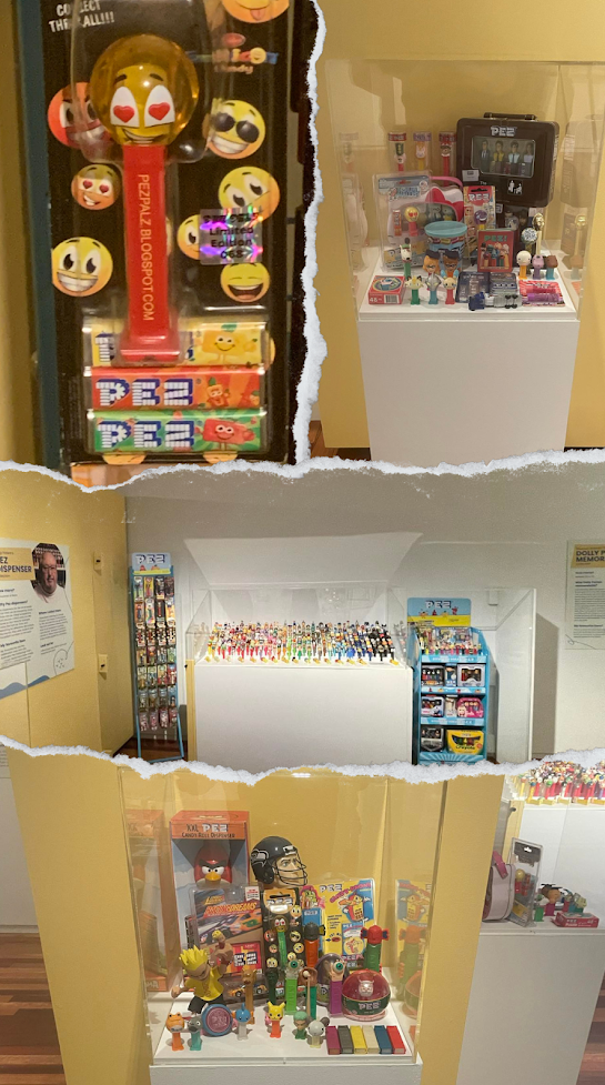 PEZ Collection Featured at Australian Museum Exhibition 5 outdoor image collage ripped paper instagram story