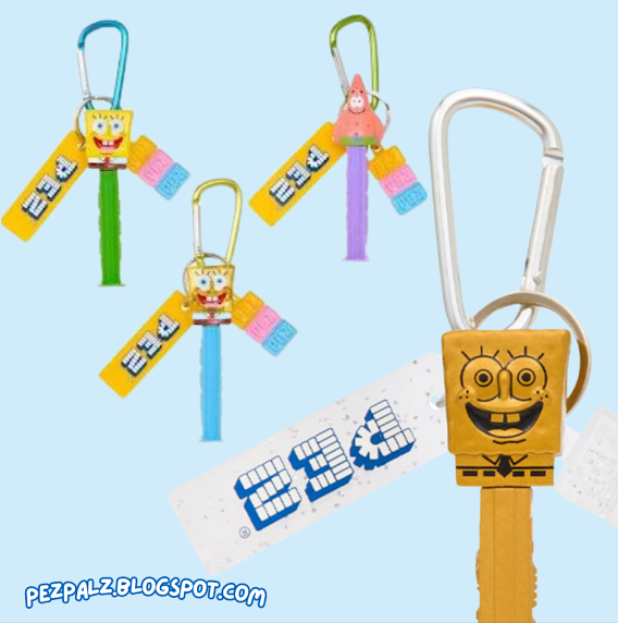 Golden SpongeBob PEZ Keychain Released in Japan plaza spongebob pez kechain 1 result
