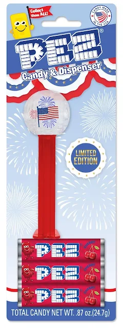 Two Variations! USA Flag Crystal Glitter PEZ Released 0 1 result