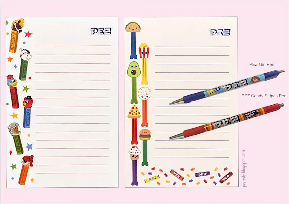 PEZ Unveils New Retro & Treats Notepads for Collectors notepads01