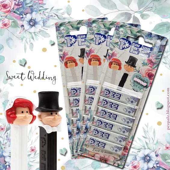 Exclusive Sneak Peek: New PEZ Wedding Promo Blister Card! candyweddingpromo