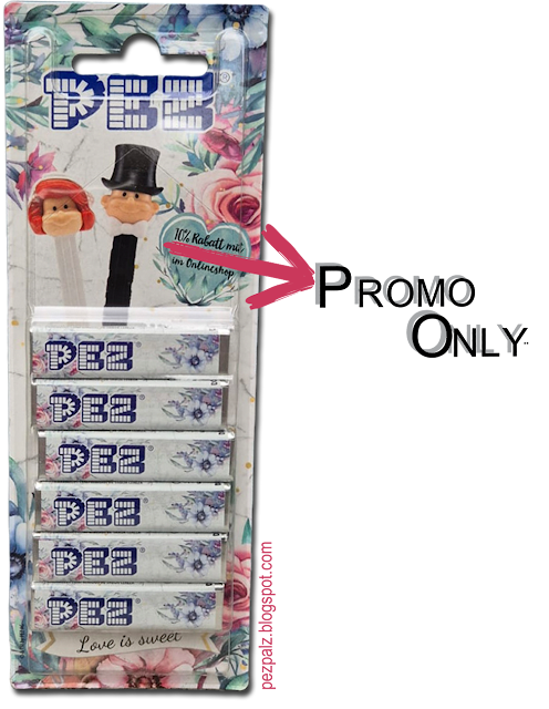 Exclusive Sneak Peek: New PEZ Wedding Promo Blister Card! weddingblistercard