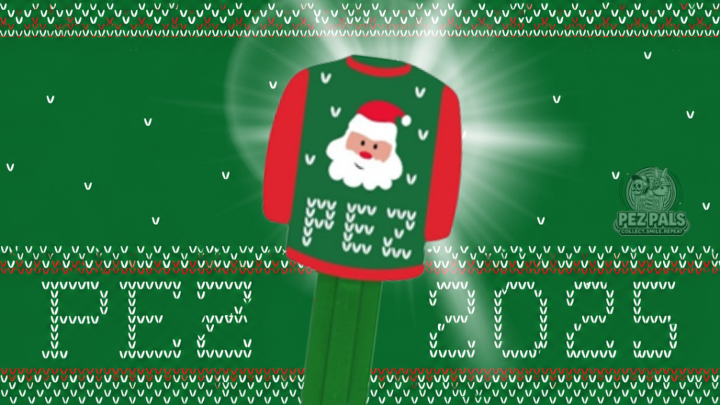 First Store Sightings of the New Ugly Christmas Sweater PEZ Dispenser 2025 ugly christmas pez sweater santa