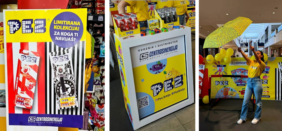 PEZ Serbia Debuts New Football Dispensers in Belgrade 2026 pez serbia galerija 2