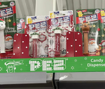 Walmart Exclusive! Two New Christmas Grogu PEZ Found grogu walmart 2022